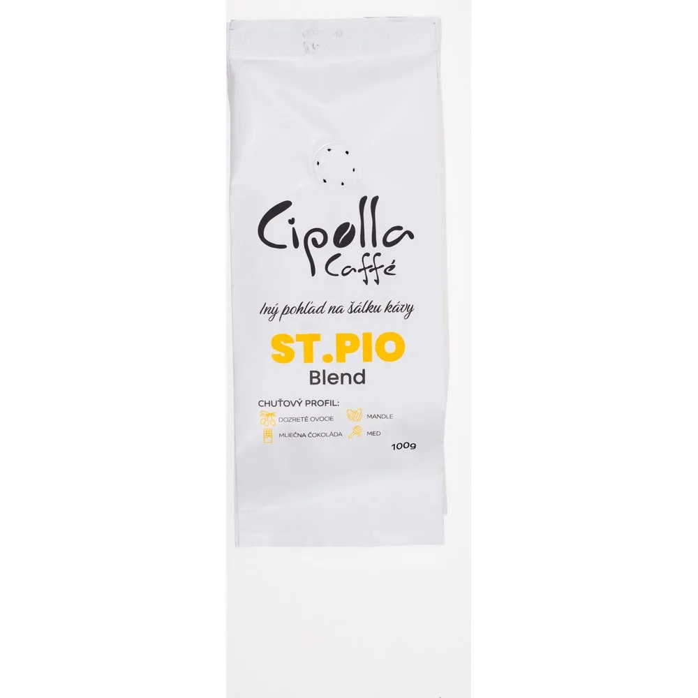 St. PIO — balenie 100 g — Cipolla Caffé, pražiareň Banská Bystrica