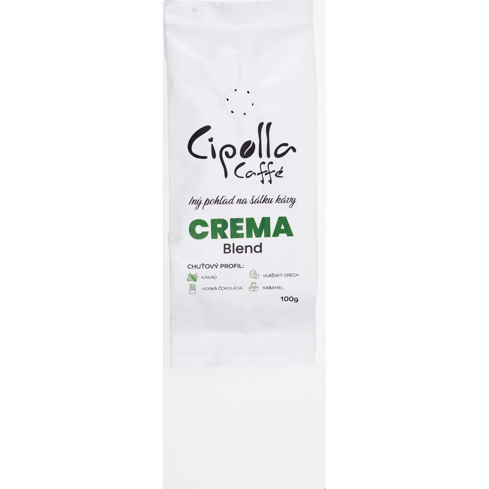 Crema — balenie 100 g — Cipolla Caffé, pražiareň Banská Bystrica