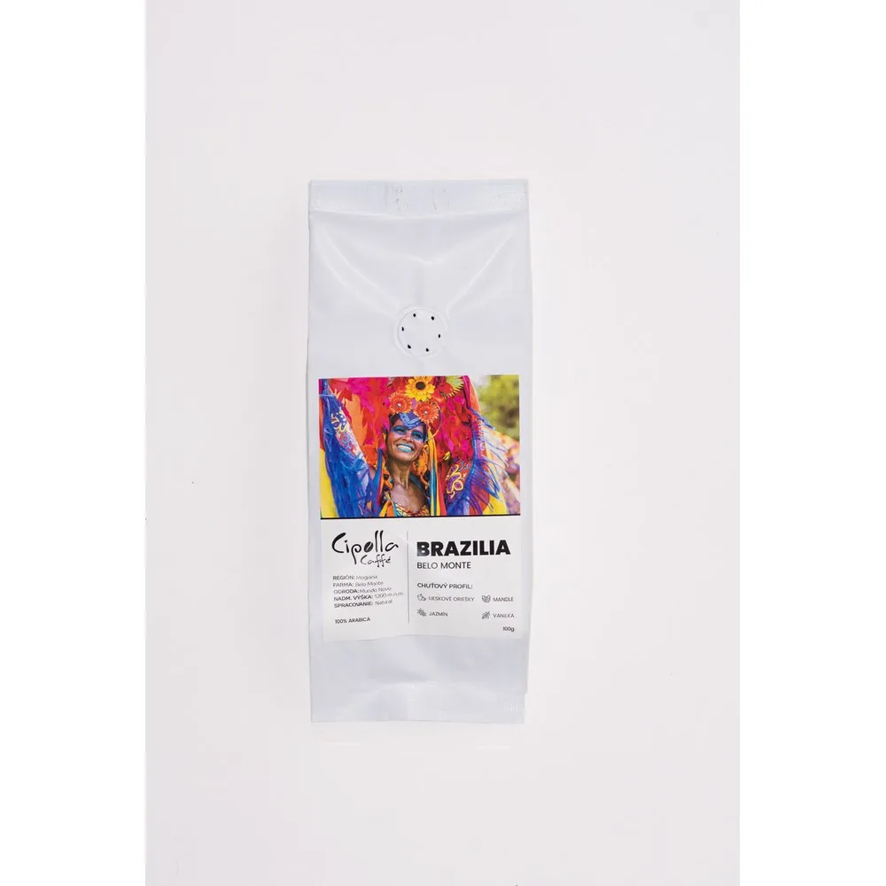 Brazilia Belo Monte — balenie 100 g — Cipolla Caffé, pražiareň Banská Bystrica