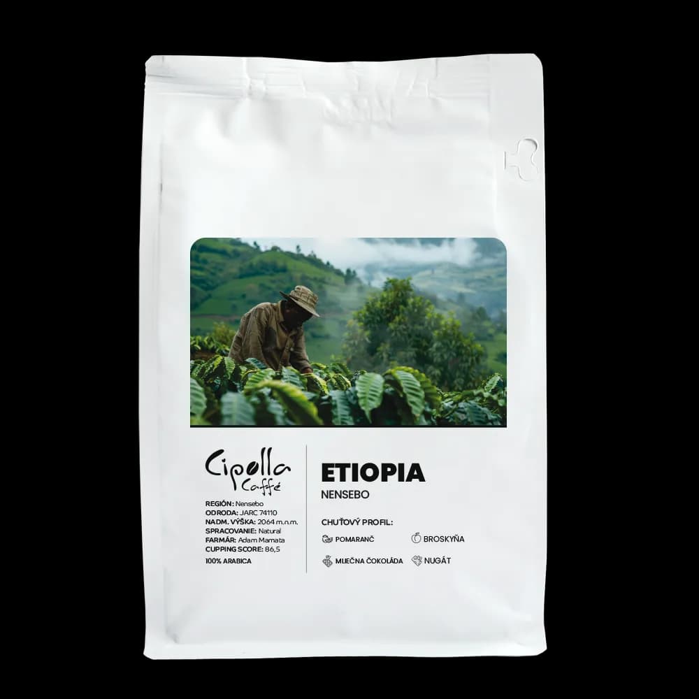 Etiopia Nensebo — zrnková káva