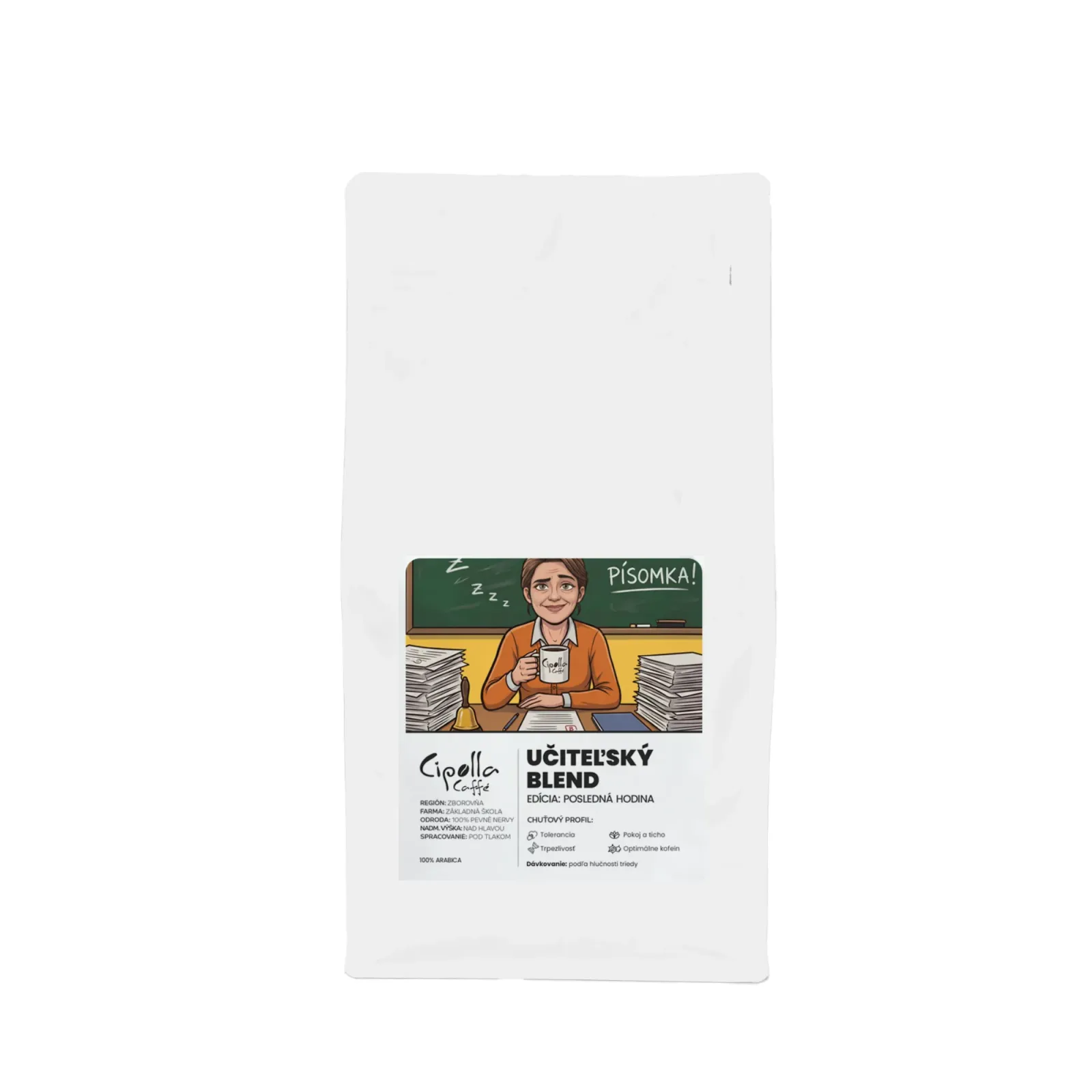 UČITEĽSKÝ BLEND — balenie 250 g — Cipolla Caffé, pražiareň Banská Bystrica