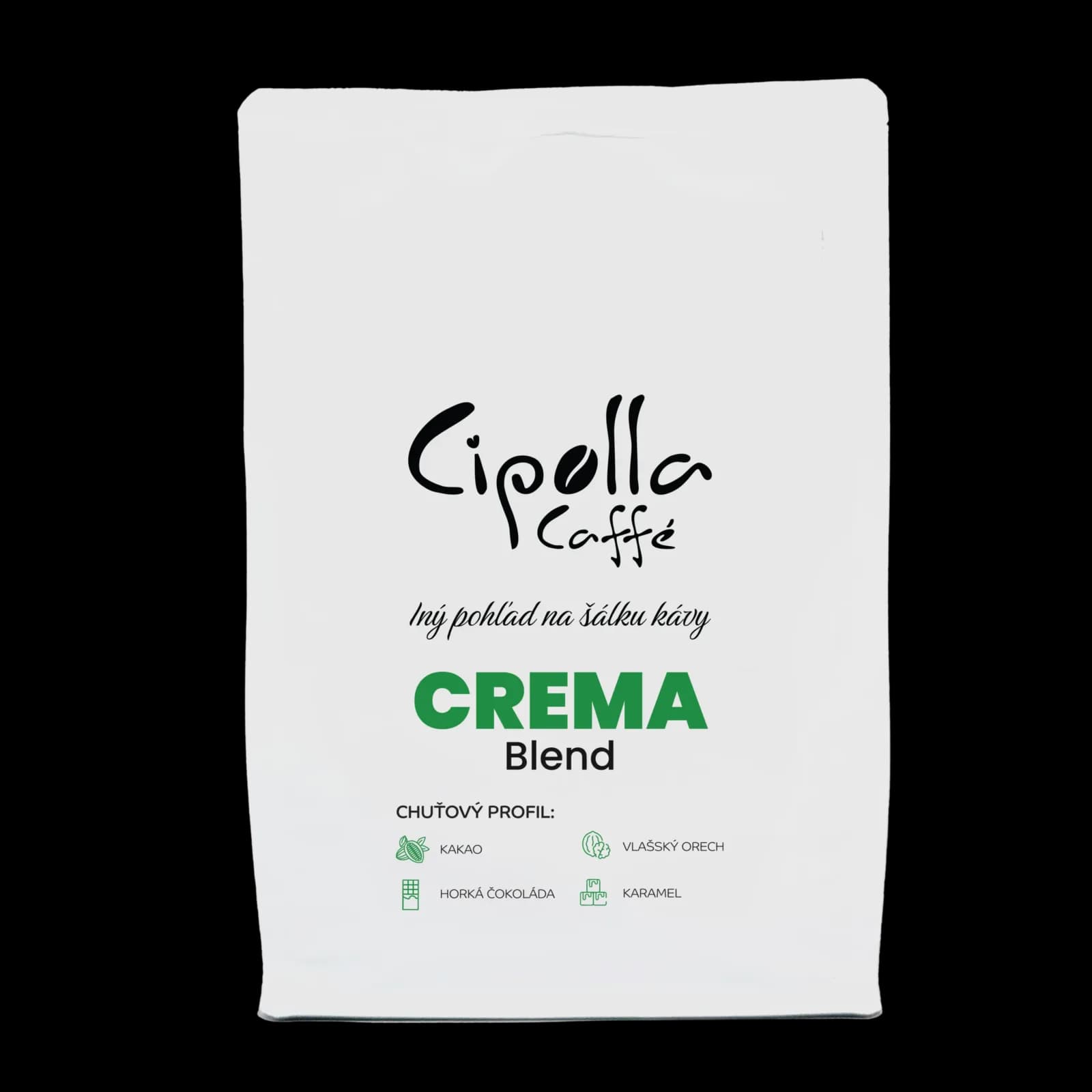 Crema — balenie 250 g — Cipolla Caffé, pražiareň Banská Bystrica
