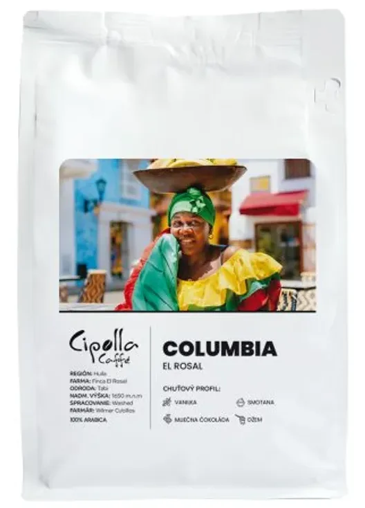 Balenie kávy Columbia El Rosal z pražiarne Cipolla Caffé