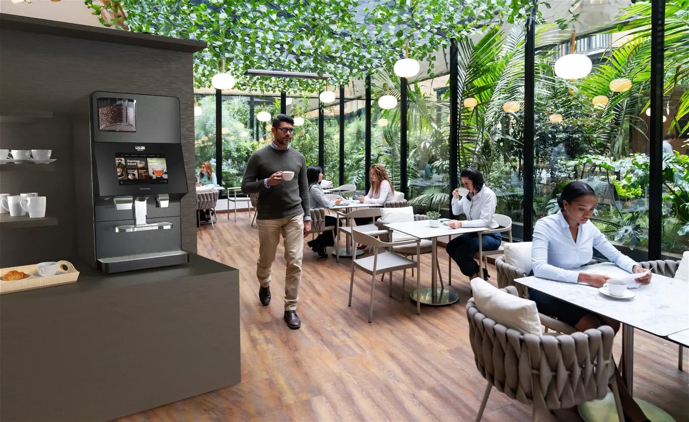 Automat Gaggia GS MasterBrew v modernej kancelárii