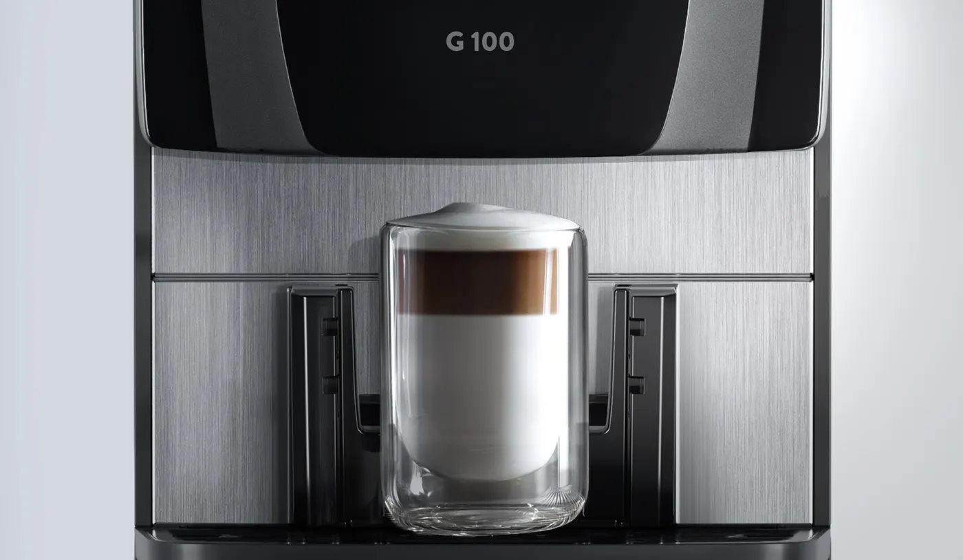 Cappuccino s hustou mliečnou penou z automatu Gaggia G 100