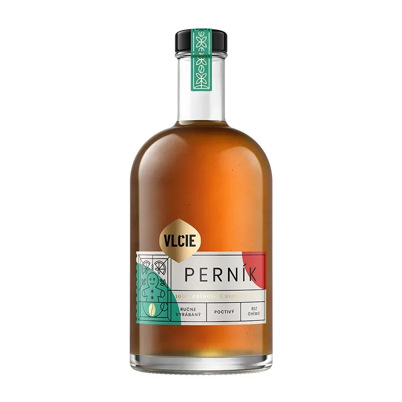 Perník – sirup do kávy Vlčie sirupy, fľaša 0,5 l