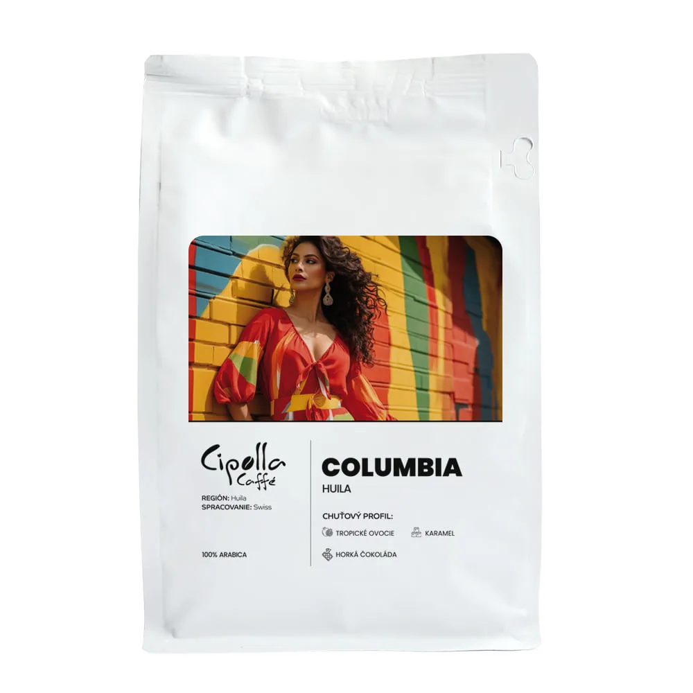 Columbia Huila Decaf — zrnková káva