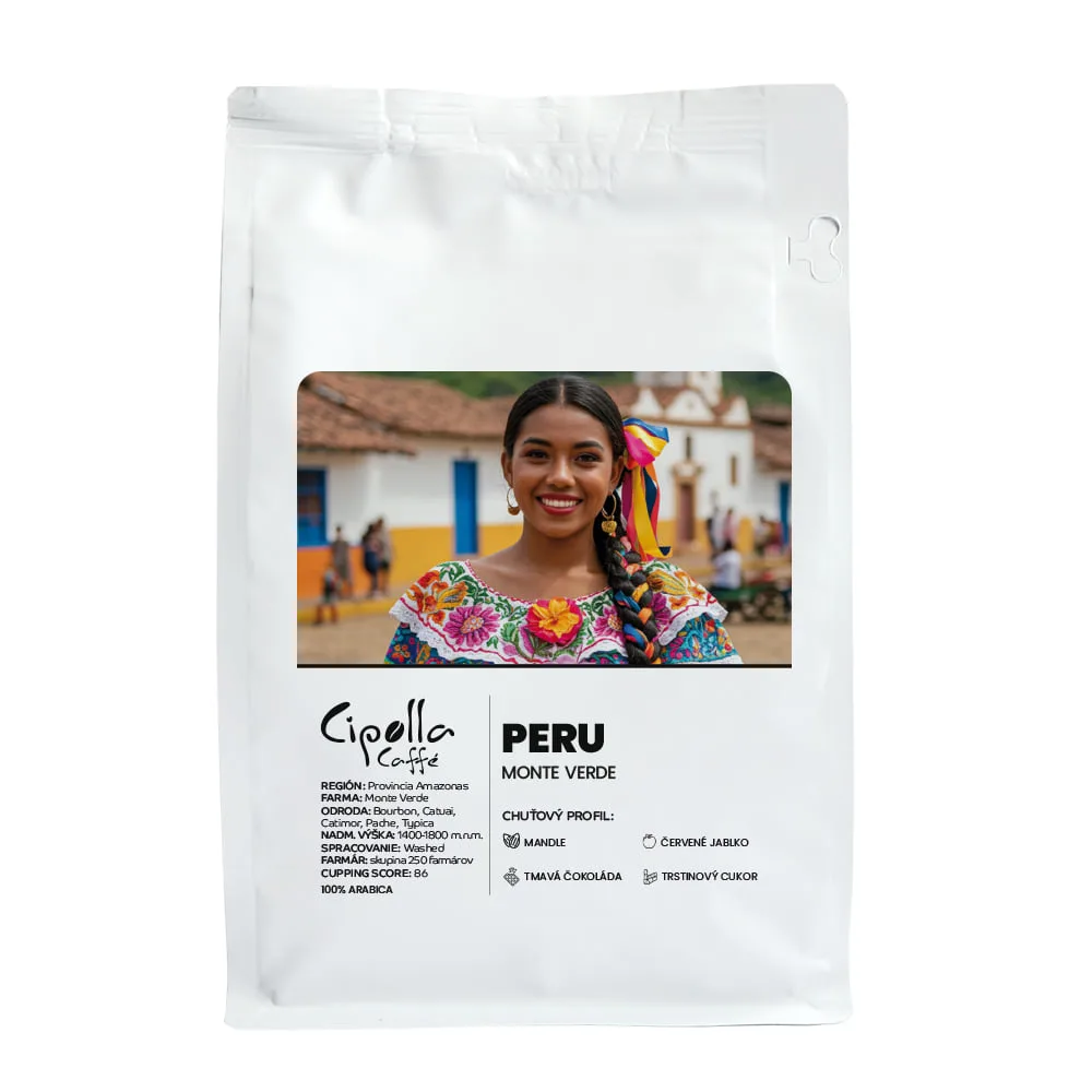 Peru Monte Verde — zrnková káva