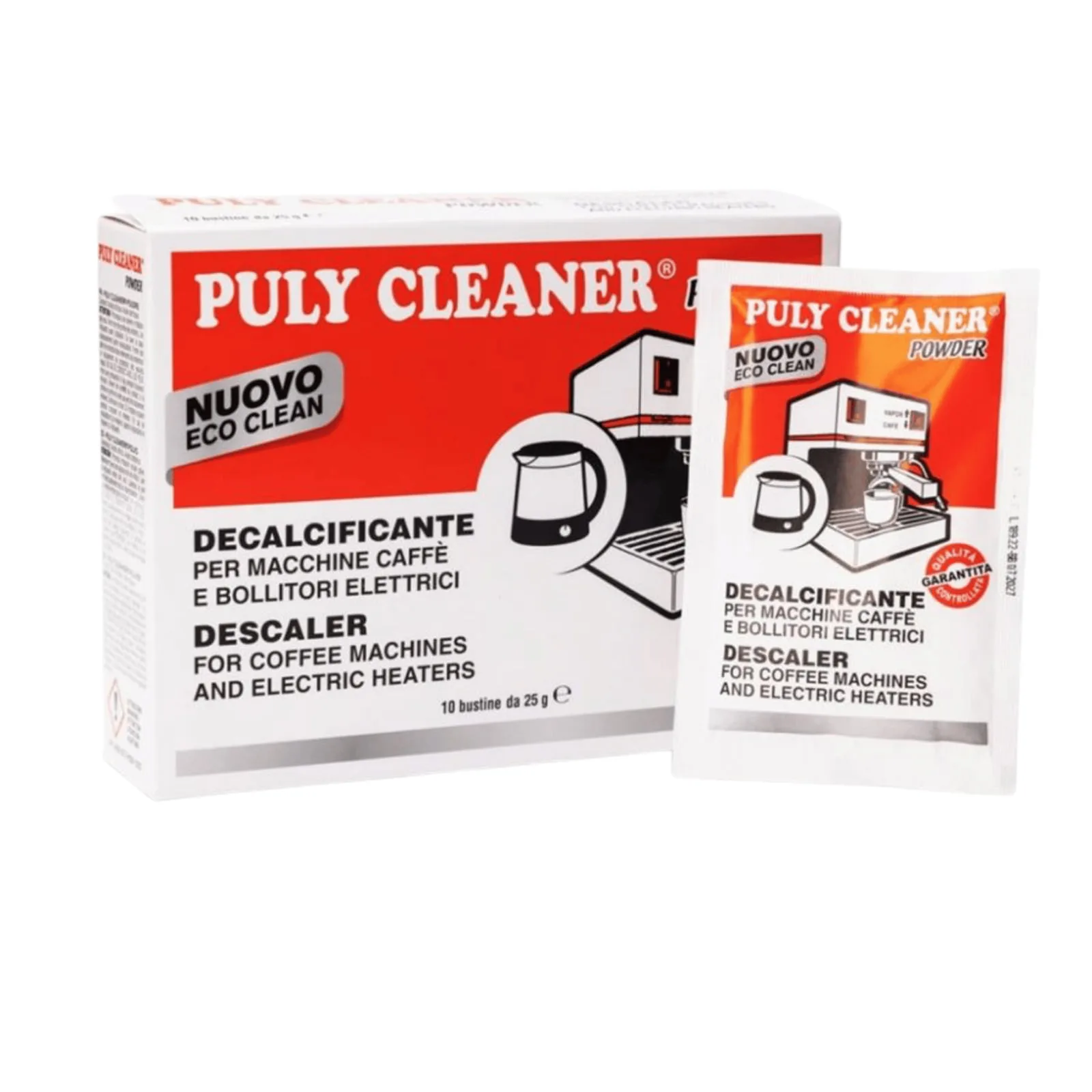 PULY Cleaner Descaler – odvápňovač (10 ks) — čistenie a údržba kávovaru | Cipolla Caffé