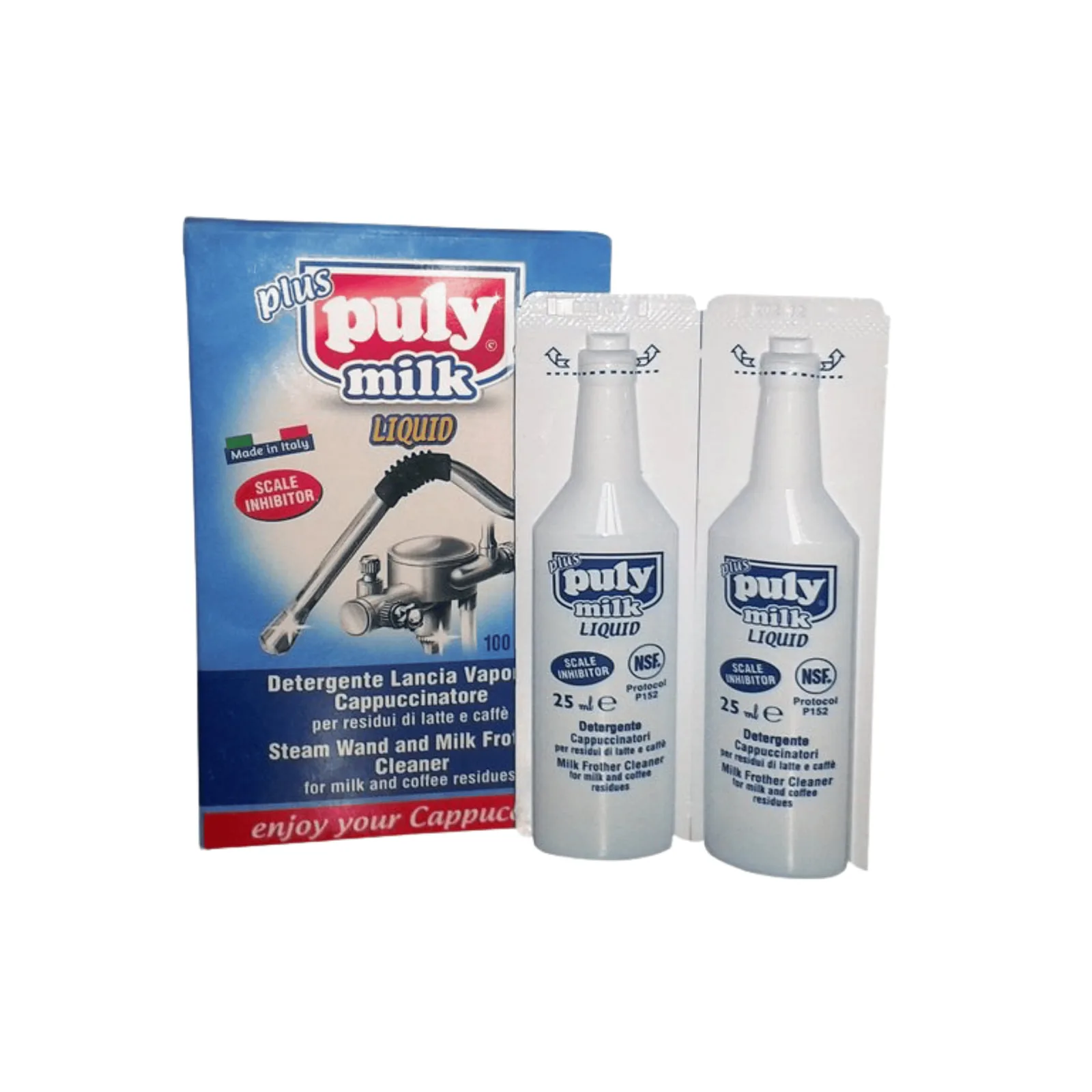 Puly Milk – čistenie mliečnych usadenín (4 × 25 ml) — čistenie a údržba kávovaru | Cipolla Caffé