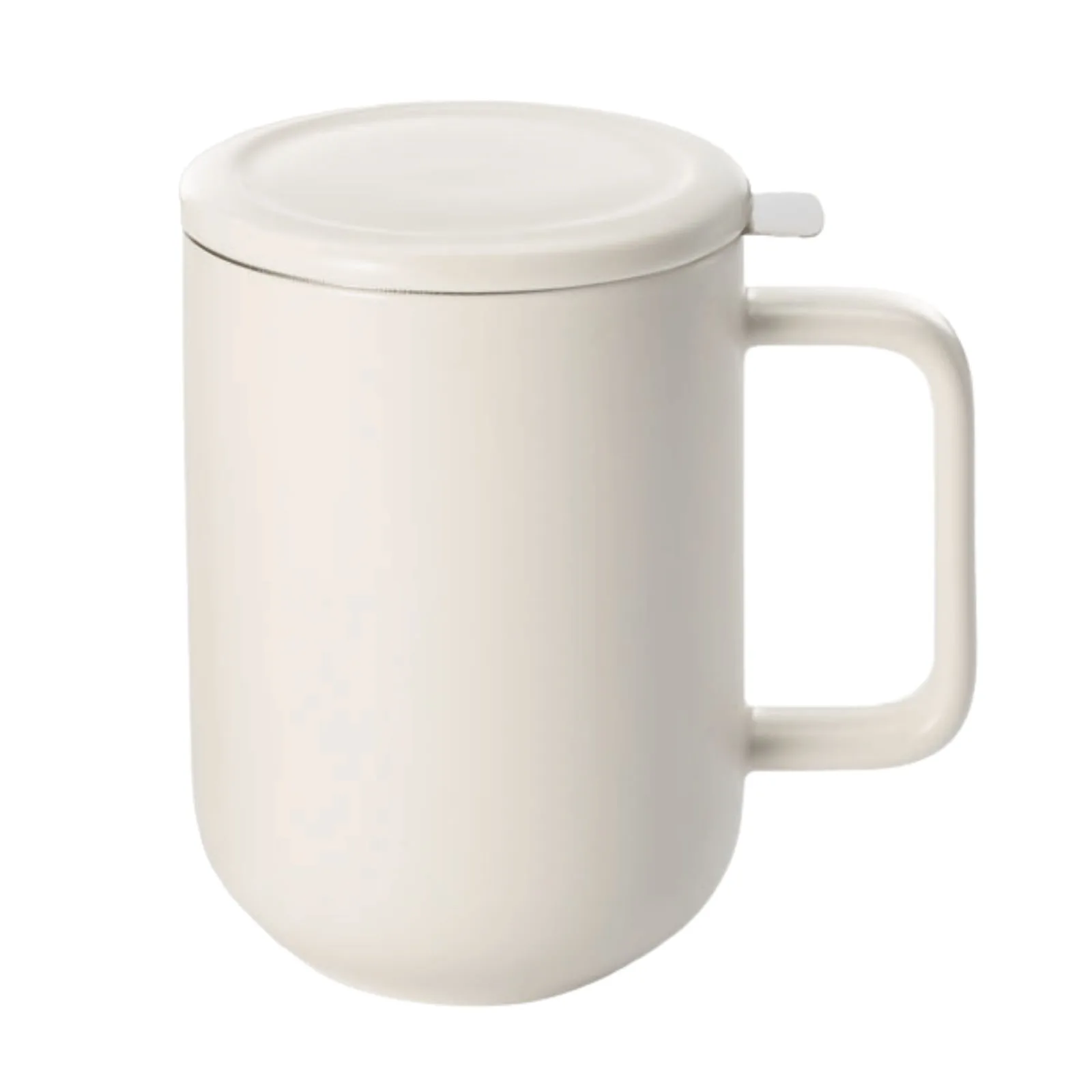 Pohár na sypané čaje – biely 350 ml — sklenený pohár | Cipolla Caffé
