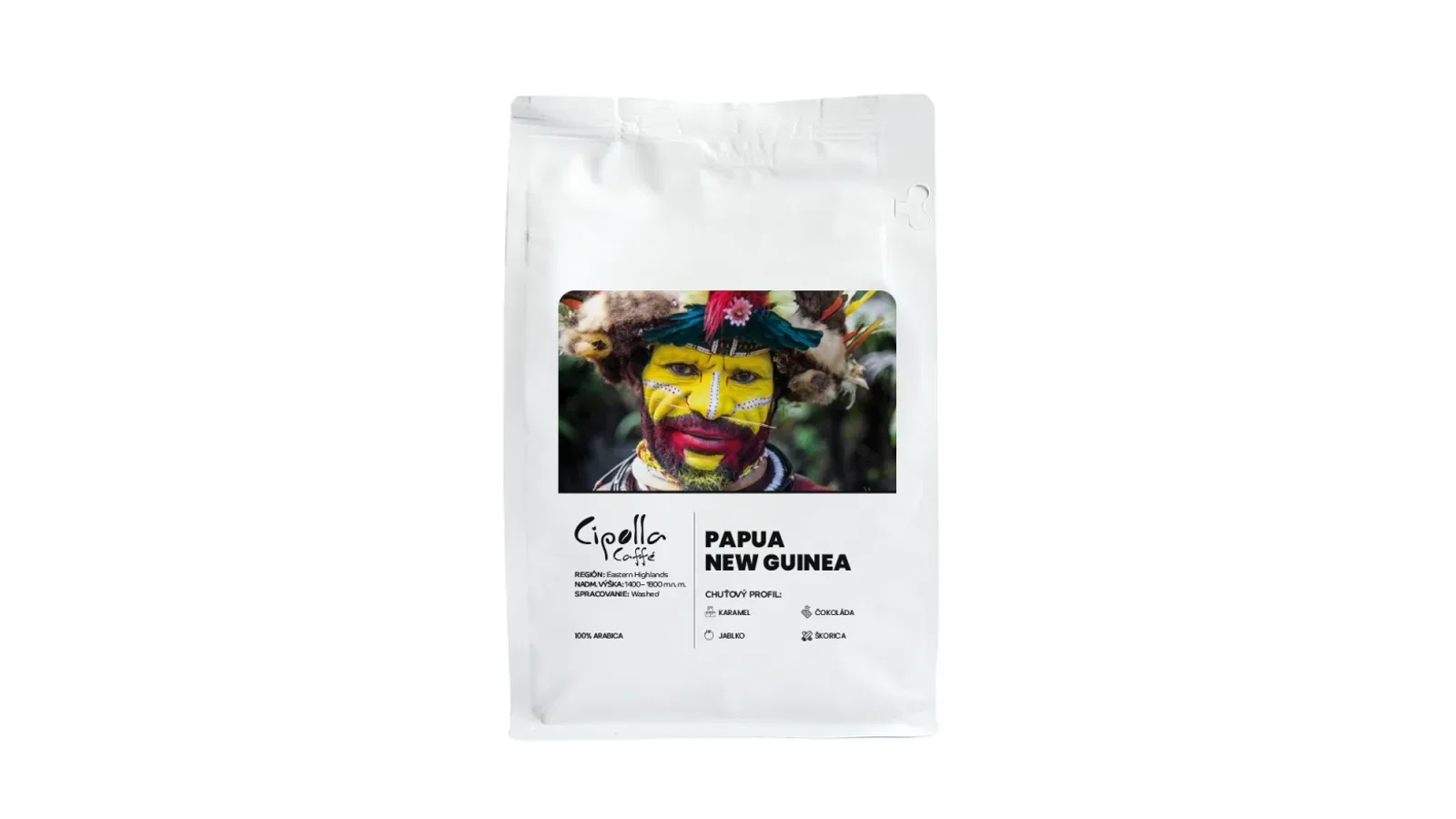 Balenie kávy Papua New Guinea z pražiarne Cipolla Caffé