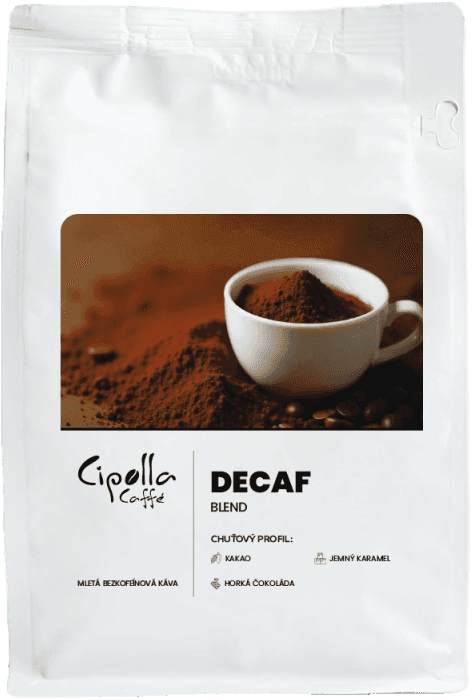 Decaf Blend – mletá bezkofeínová káva