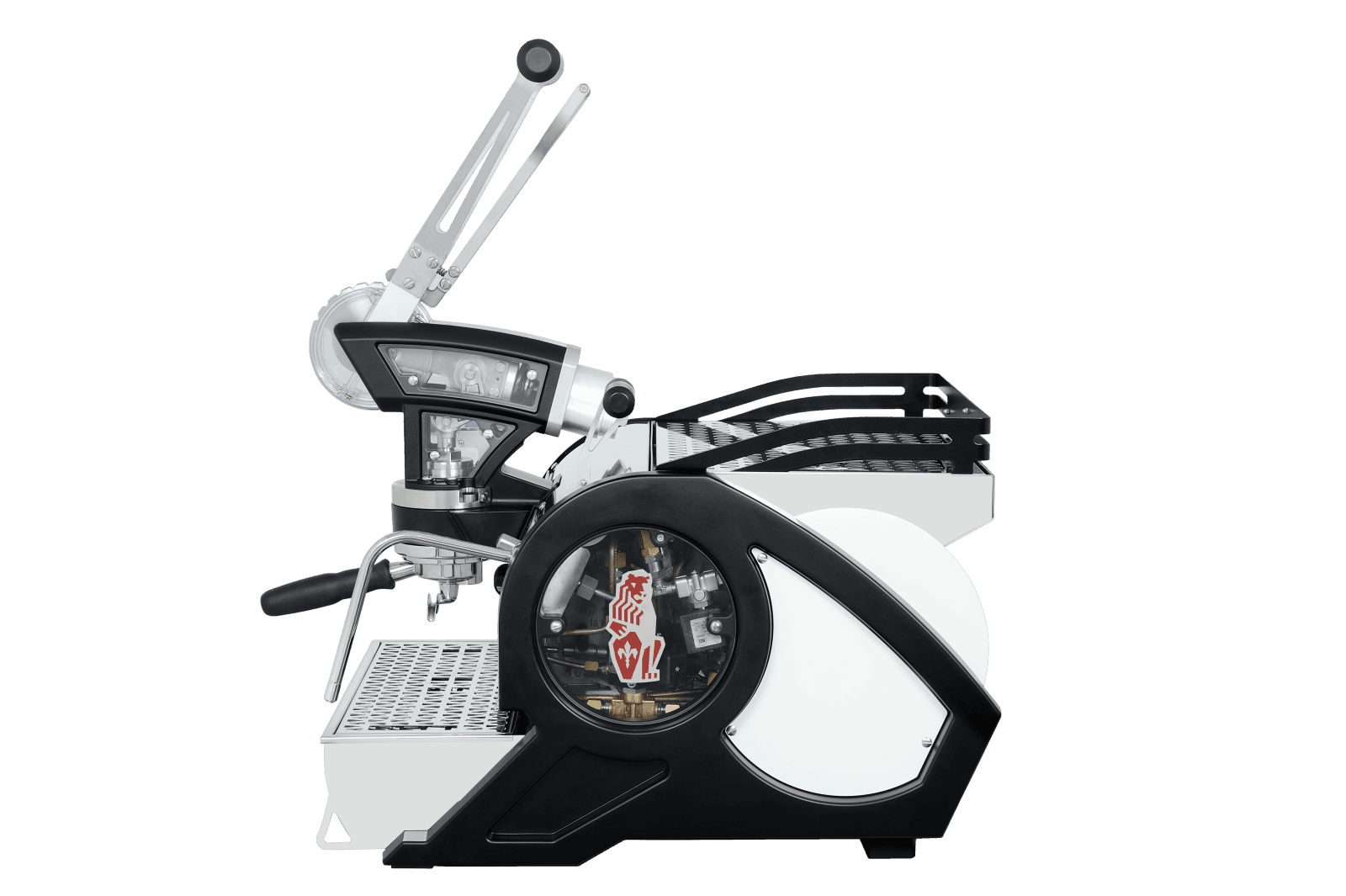 La Marzocco Leva X — bočný pohľad