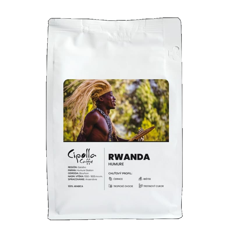 Rwanda Humure — čerstvo pražená zrnková káva