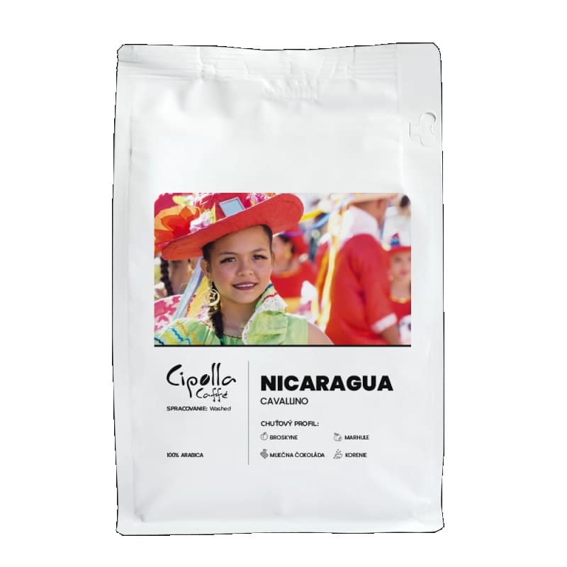 Nicaragua Cavallino — čerstvo pražená zrnková káva