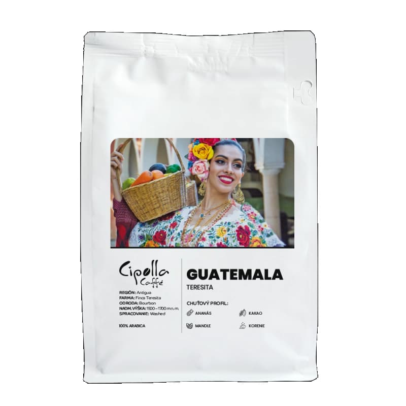 Guatemala Teresita — čerstvo pražená zrnková káva