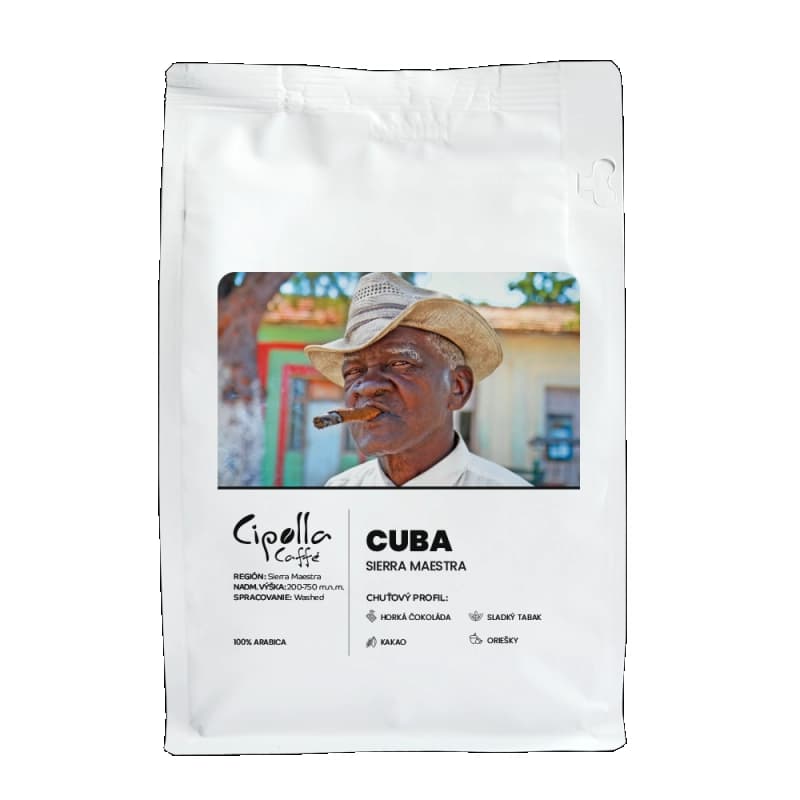 Cuba Sierra Maestra — čerstvo pražená zrnková káva