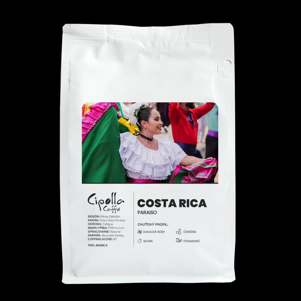 Costa Rica Paraiso — zrnková káva
