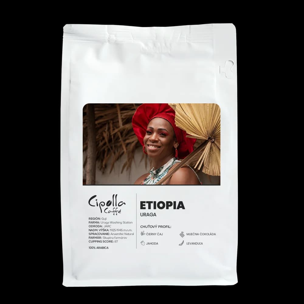Etiopia Uraga — zrnková káva