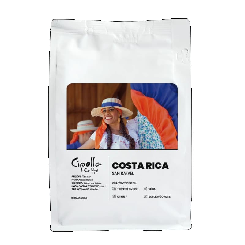 Costa Rica San Rafael — čerstvo pražená zrnková káva