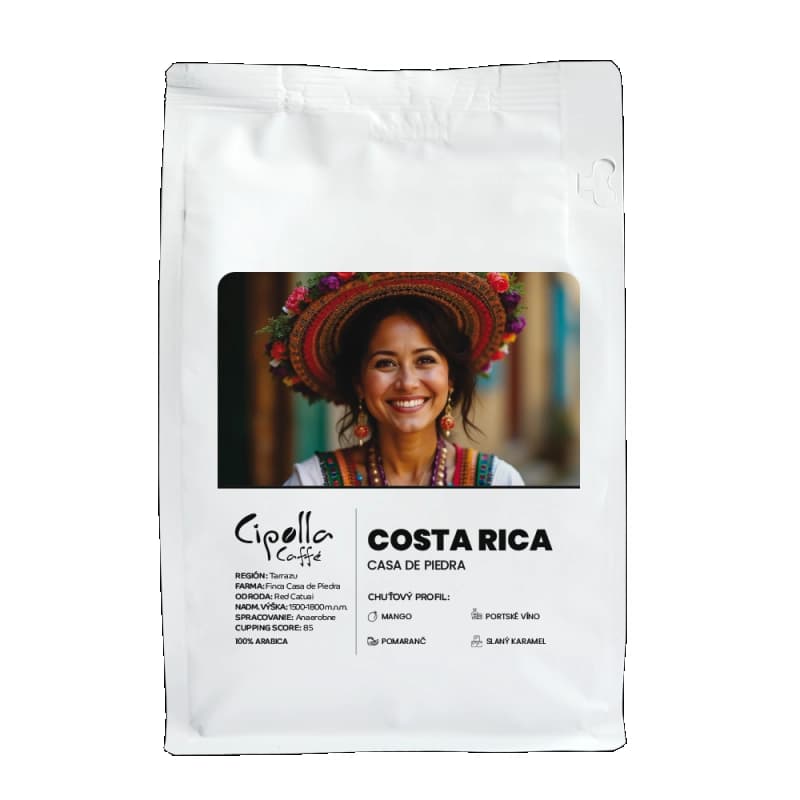 Costa Rica Casa de Piedra — čerstvo pražená zrnková káva