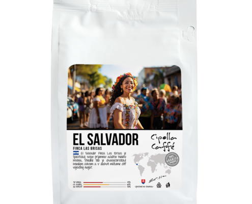 EL Salvador Finca Las Brisas je špecifický svojou príjemnou aciditou bieleho hrozna,  stredné telo je charakteristické hnedým cukrom a v dochuti môžeme cítiť výrazný nugát.